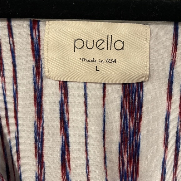 Anthropologie Sleeveless Swing Vertical Stripped Top - Picture 4 of 6